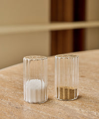 Borosilicaat glazen zout en peperstel | 2-delig