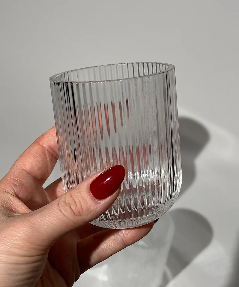 Ripple drinkglazen kort | 6 stuks | 250 ml