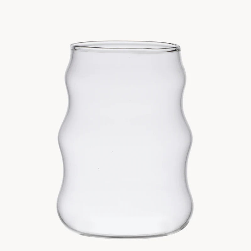 Bubble wave borosilicaatglas | 2 stuks | 500 ml