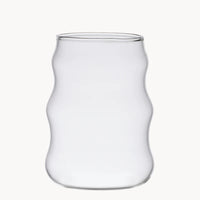 Bubble wave borosilicaatglas | 2 stuks | 500 ml