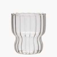 Stripe curve borosilicaatglas | 2 stuks | 310 ml