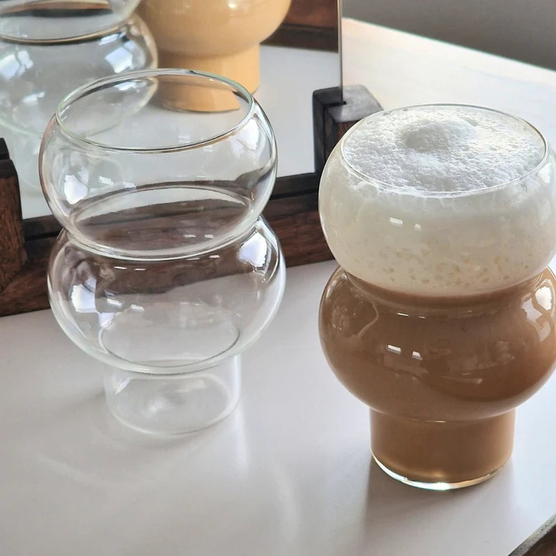 Wavy two bubble glas