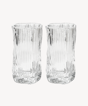 Diamond clear stripe longdrinkglazen | 6 stuks | 280 ml