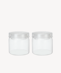 Misu glazen voorraadpot rond | 2 stuks | 500 ml