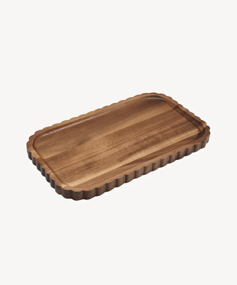 Acaciahouten wave serveerplank –