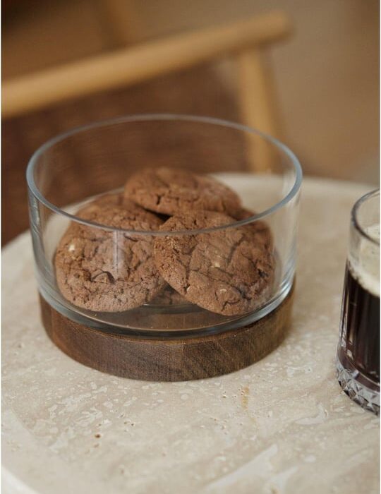 Acacia Ring glazen schaal