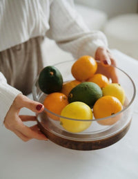 Acacia Ring glazen schaal