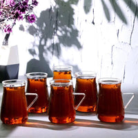 Ela borosilicaat theeglazen | 6 stuks | 205 ml