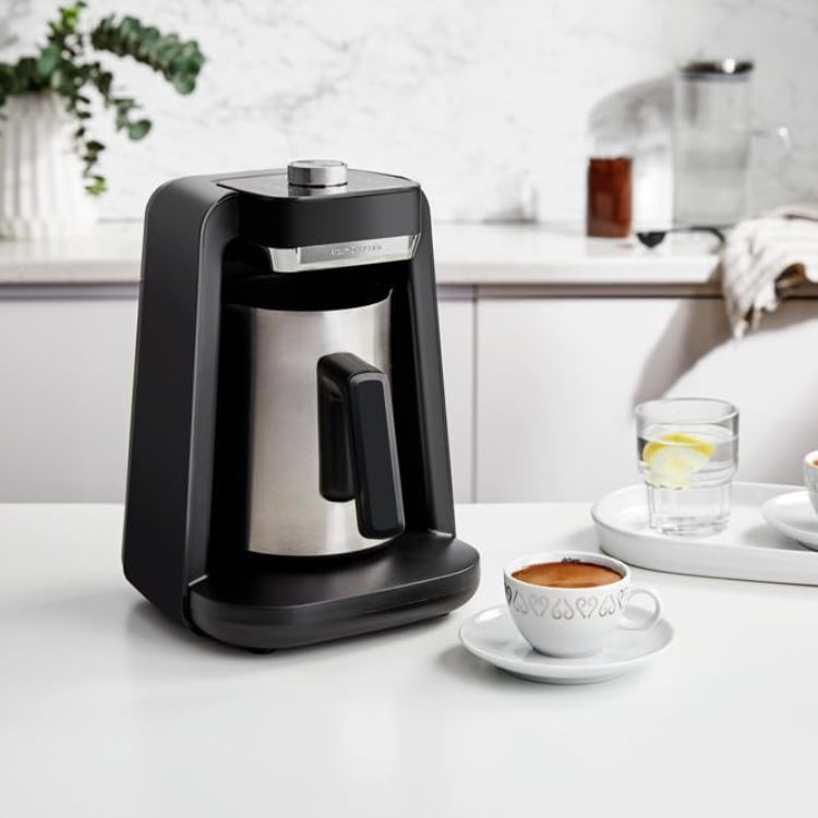 Arzum Okko Rich Spin Pro Turkse koffieapparaat | Chroom