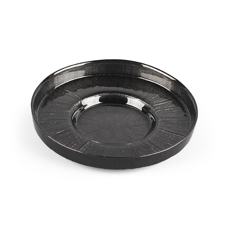 Bricard Rexy theeschotels | set van 6 stuks | 12 cm | Zwart