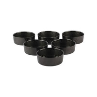 Bricard Rexy kommen/schalen | 6 stuks | 12 cm | zwart