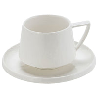 Bricard Bellon Espressoset 12-delig | Wit Reliëf