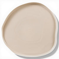 Bricard Bonnes Dinnerset 27-delig – Wit Taupe Porselein met Organische Vormen