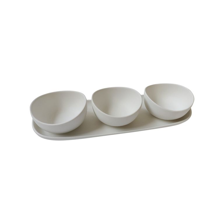 Bricard Colmar aperitief set | mat wit | 4-delig
