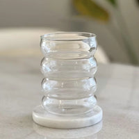 Wave bubbly glas | 2 stuks | 330 ml