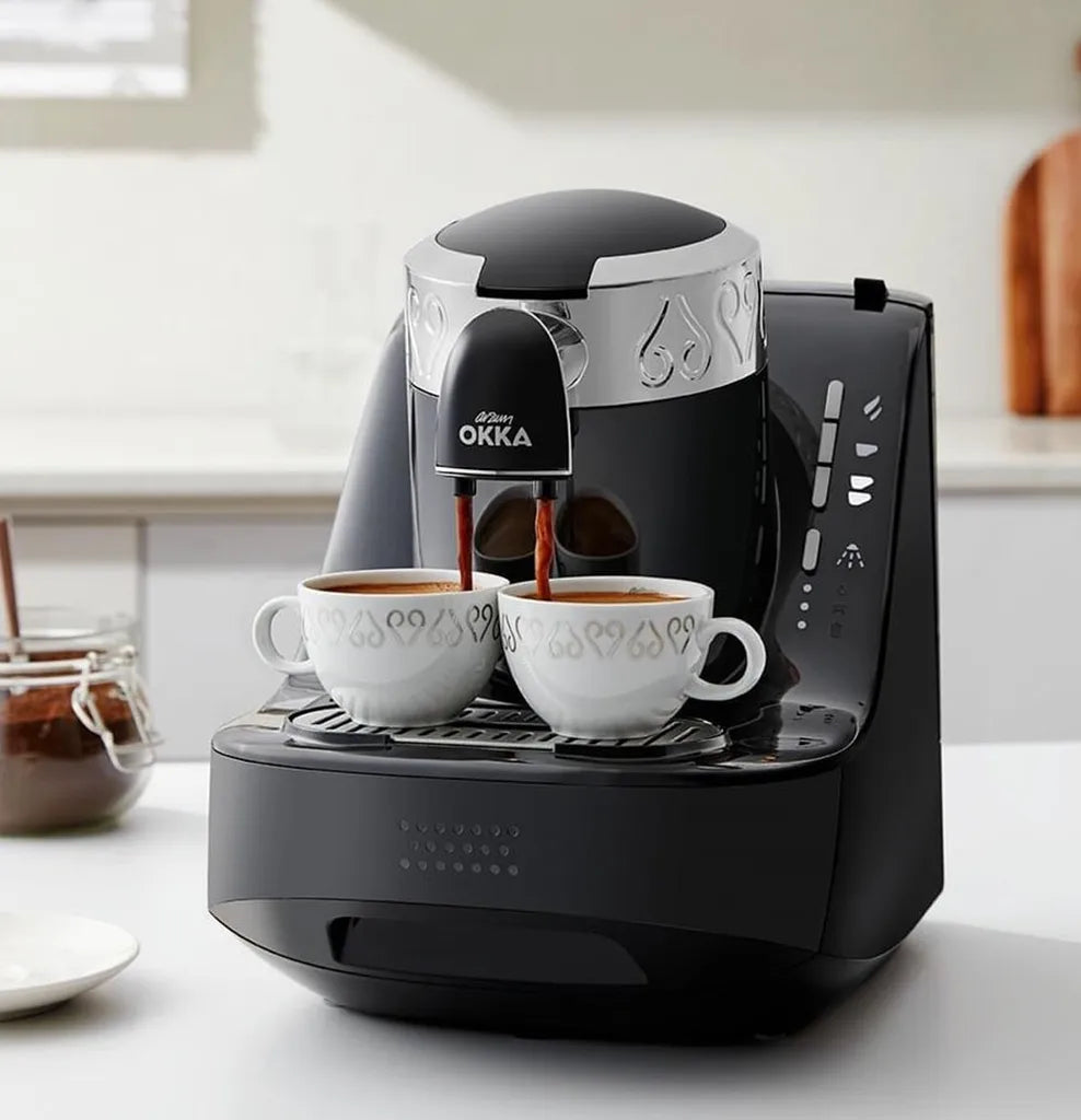 Arzum Okka Turks koffiezetapparaat OK002 | Zwart-chroom