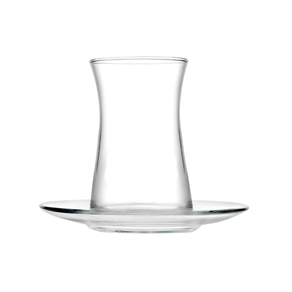 Pasabahce Heybeli theeglazen set 12-delig | 165 ml