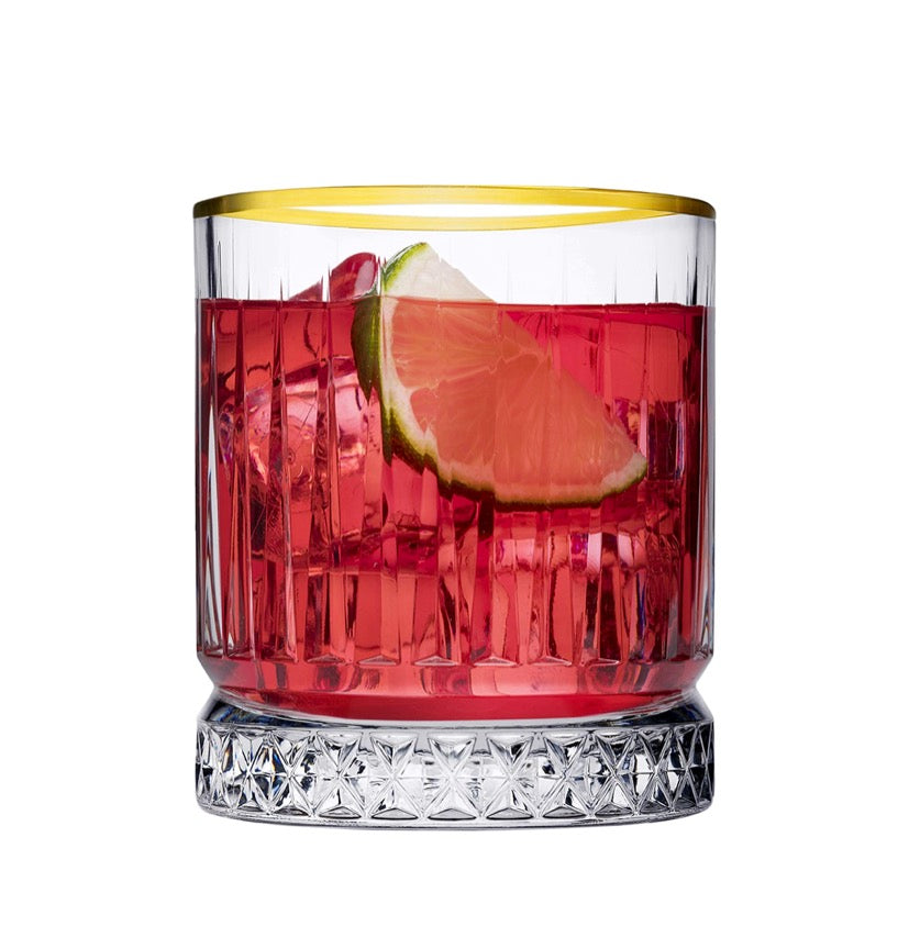 Pasabahce Elysia Golden Touch cocktailglazen – 4 stuks – 355 cc