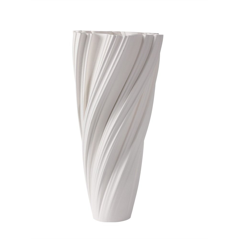 Fugurato Donna Vaas Ø21,5x42cm | Wit Keramiek