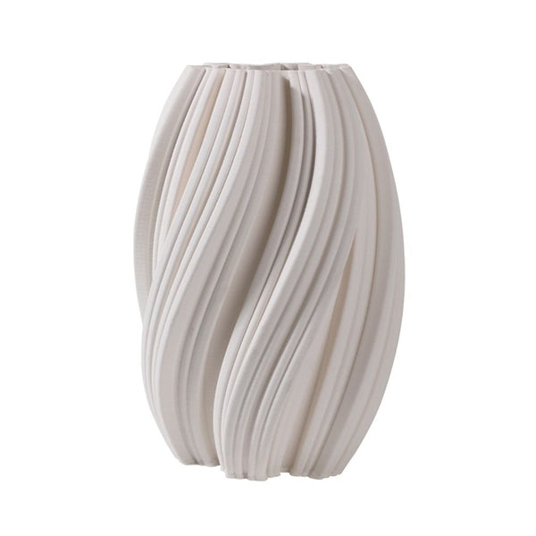 Fugurato Nena Vaas Ø18,5x26,5cm | Wit Keramiek