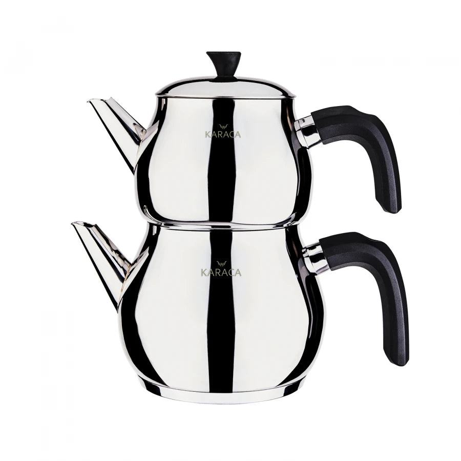 Karaca Kayra midi theepot set | zwart