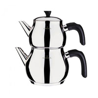 Karaca Kayra midi theepot set | zwart