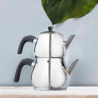 Karaca Kayra midi theepot set | zwart