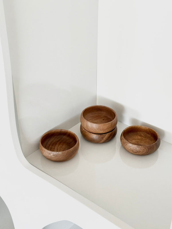 Acacia houten snackschaal | 1 stuk | 10 cm