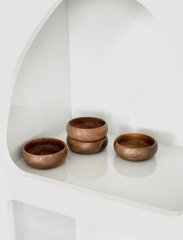 Acacia houten snackschaal | 1 stuk | 10 cm