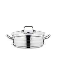 Korkmaz Astra2 rvs lage braadpan | Ø 24 cm | 3,5 L