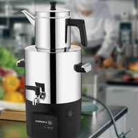 Korkmaz Caysef semaver | elektrische theepot | inox/chroom | A841