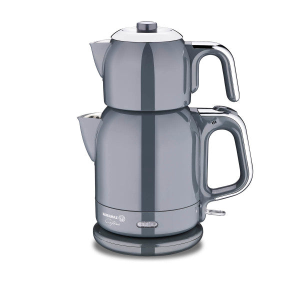 Korkmaz Çaytema elektrische theepot Cosmica – 1,7L – Roestvrijstaal