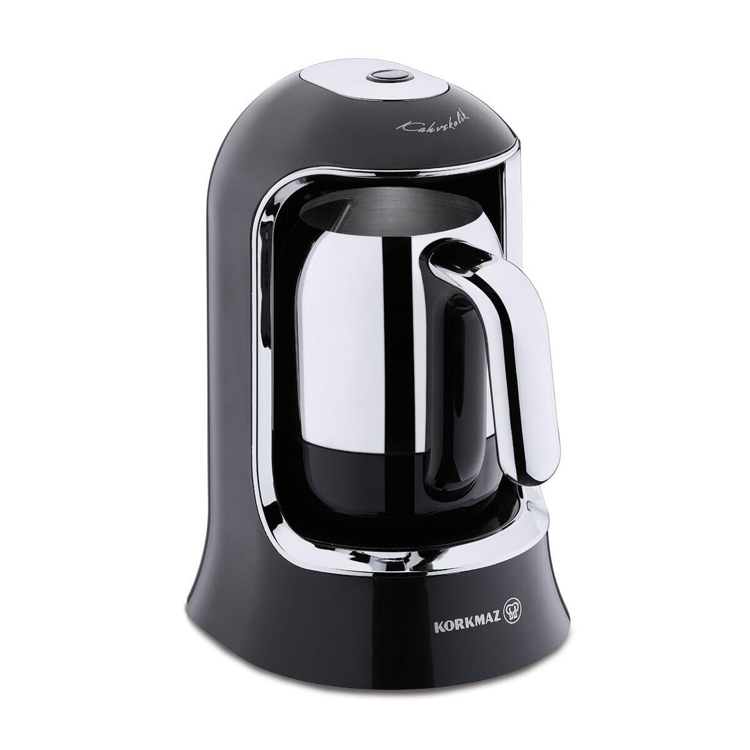 Korkmaz Kahvekolik Turkse koffie apparaat | 400W | zwart/chroom