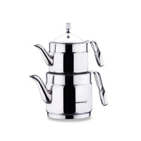 Korkmaz Nostaljia midi rvs theepot | 0,9 + 1,6 L