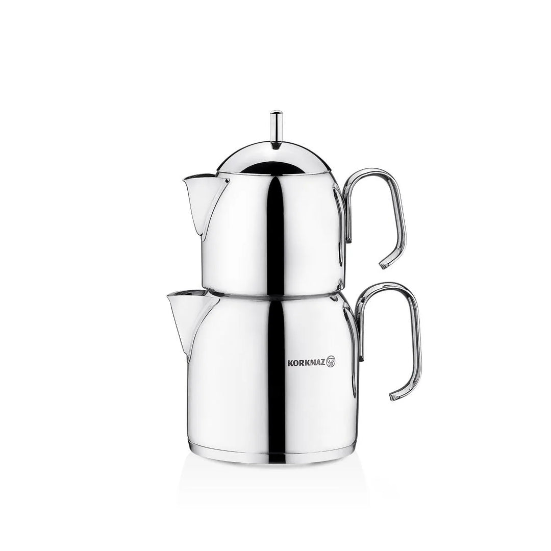 Korkmaz Pera rvs theepot | 0,65 + 1,2 liter