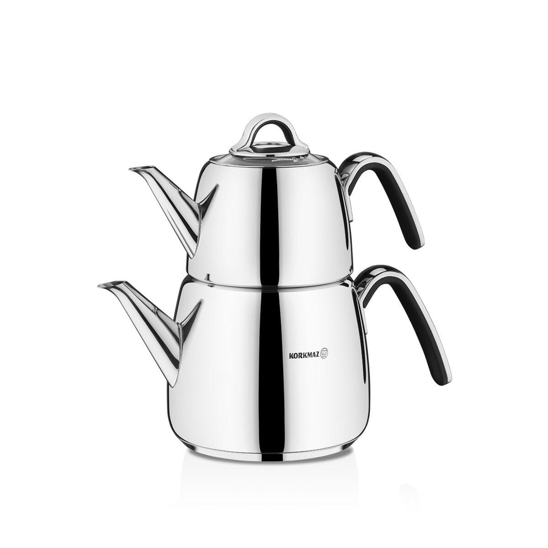 Korkmaz Vertex theepot set | 1.0 + 2.0 liter