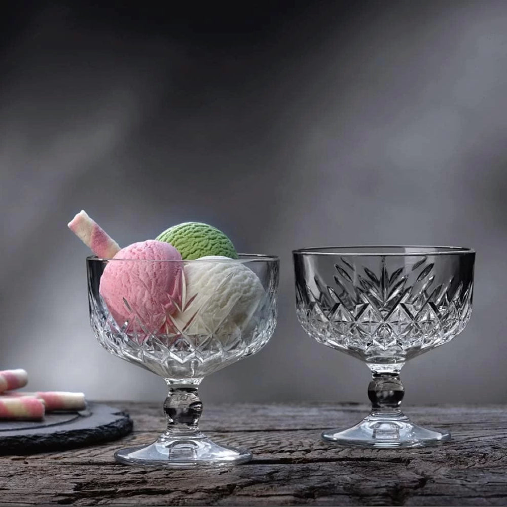 Pasabahce Timeless ijs coupe glazen – 2 stuks – 255 ml