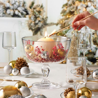 Pasabahce Petite Patisserie schaal op voet – 22,4 cm