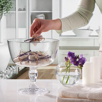 Pasabahce Petite Patisserie schaal op voet – 22,4 cm