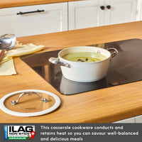 Karaca Swiss Crystal Almond Cream Kasserol 20cm