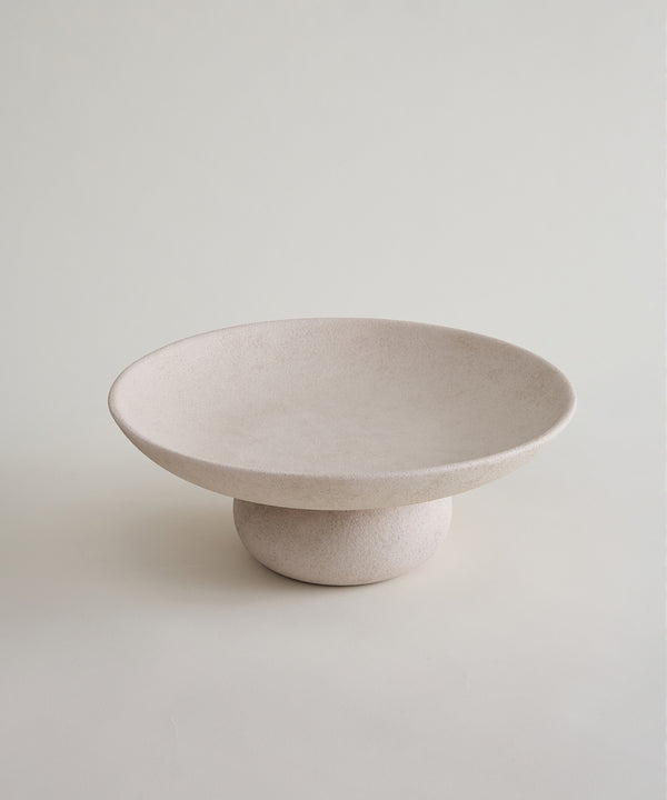 Terracotta Schaal op Voet 30 cm | Decoratieve Serveerschaal
