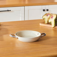Karaca Swiss Crystal Almond Cream Ondiepe Pan 18cm