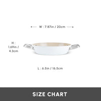 Karaca Swiss Crystal Almond Cream Ondiepe Pan 20cm