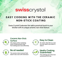 Karaca Swiss Crystal Almond Cream Koekenpan 32cm