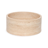 Travertine Fruitschaal Rond Ø24cm