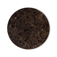 Marmer Dienblad Rond Ø30cm Bruin
