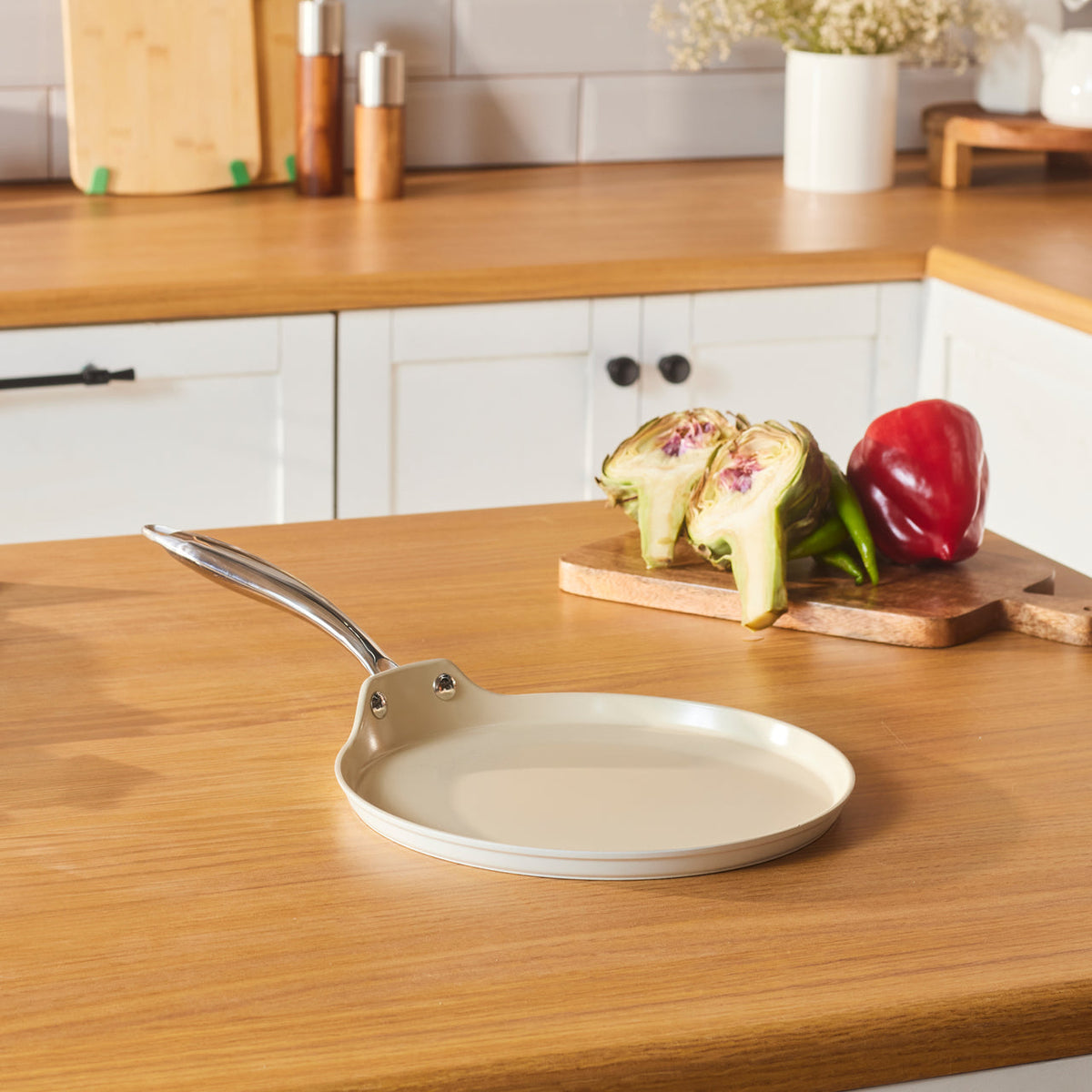 Karaca Swiss Crystal Almond Cream Pannenkoekenpan 25cm