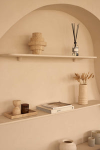 Travertine Dienblad met Rand | 15x30cm