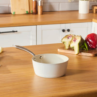 Karaca Swiss Crystal Almond Cream Steelpan 18cm