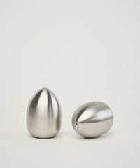 Lunar Ovo — Zout & Peperstel | RVS | Set van 2
